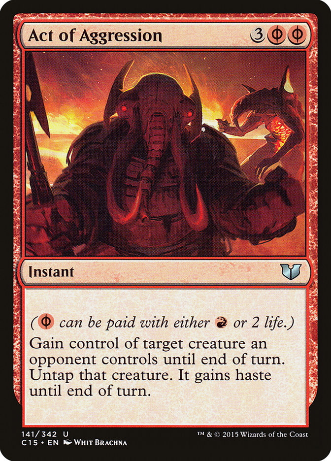Act of Aggression [Commander 2015] | Shuffle n Cut Hobbies & Games