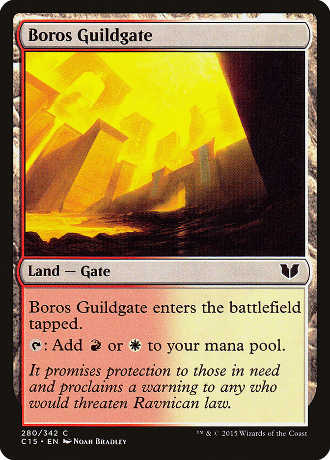 Boros Guildgate [Commander 2015] | Shuffle n Cut Hobbies & Games