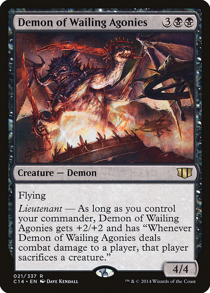 Demon of Wailing Agonies [Commander 2014] | Shuffle n Cut Hobbies & Games