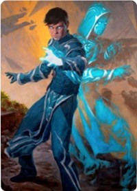 Jace, Mirror Mage 1 Art Card [Zendikar Rising Art Series] | Shuffle n Cut Hobbies & Games