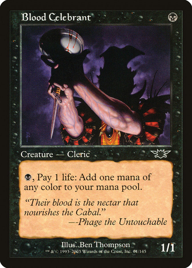 Blood Celebrant [Legions] | Shuffle n Cut Hobbies & Games