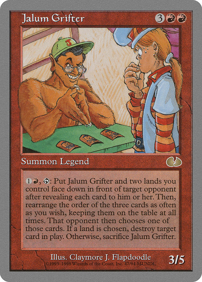 Jalum Grifter [Unglued] | Shuffle n Cut Hobbies & Games