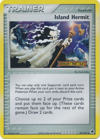 Island Hermit (76/101) (Stamped) [EX: Dragon Frontiers] | Shuffle n Cut Hobbies & Games