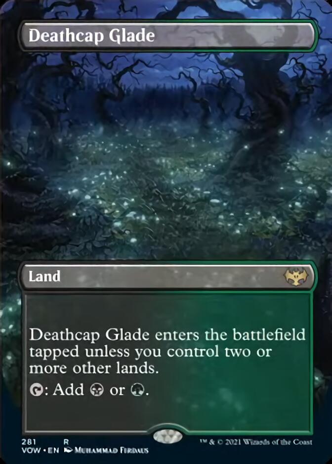 Deathcap Glade (Borderless Alternate Art) [Innistrad: Crimson Vow] | Shuffle n Cut Hobbies & Games