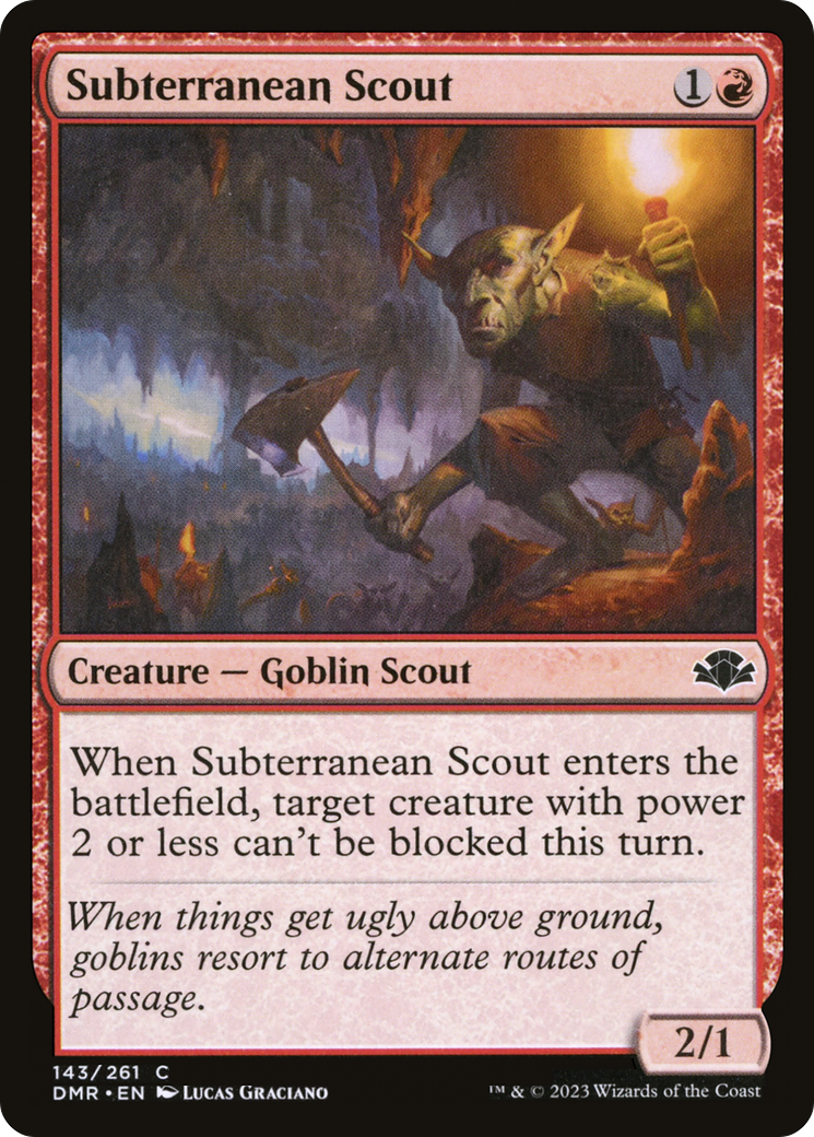 Subterranean Scout [Dominaria Remastered] | Shuffle n Cut Hobbies & Games