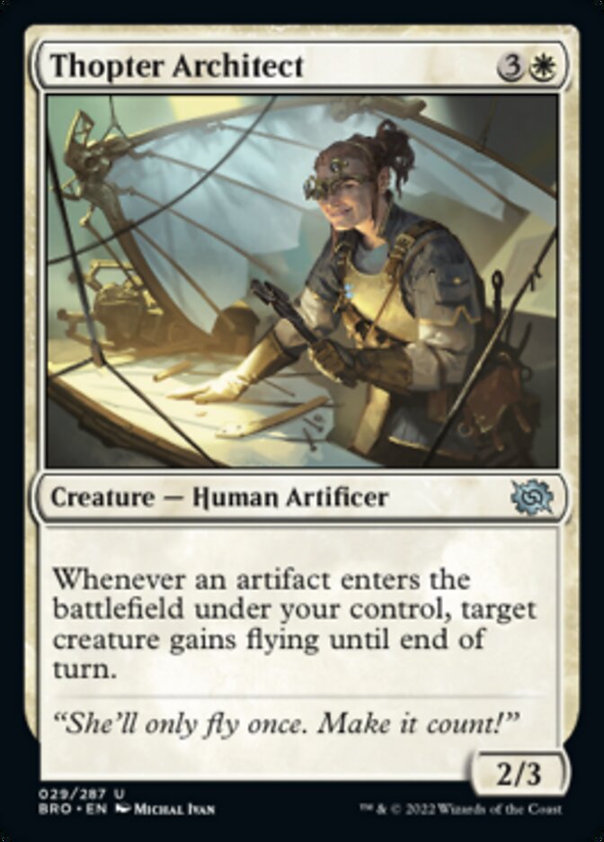 Thopter Architect [The Brothers' War] | Shuffle n Cut Hobbies & Games