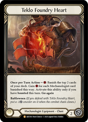 Teklo Foundry Heart [ARC004] Unlimited Edition Rainbow Foil | Shuffle n Cut Hobbies & Games