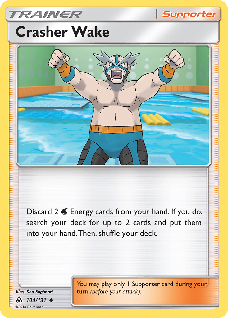 Crasher Wake (104/131) [Sun & Moon: Forbidden Light] | Shuffle n Cut Hobbies & Games