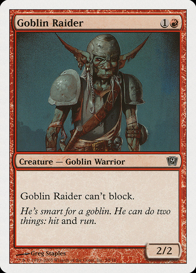 Goblin Raider [Ninth Edition] | Shuffle n Cut Hobbies & Games