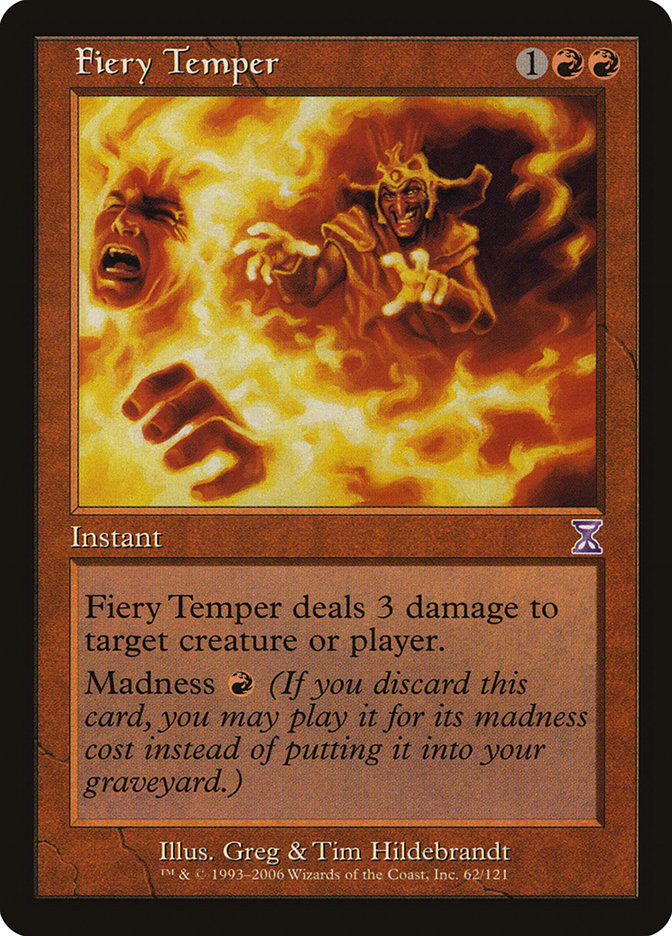 Fiery Temper [Time Spiral Timeshifted] | Shuffle n Cut Hobbies & Games