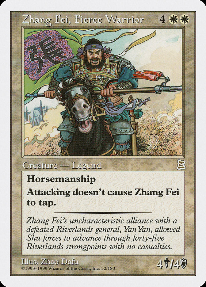 Zhang Fei, Fierce Warrior [Portal Three Kingdoms] | Shuffle n Cut Hobbies & Games