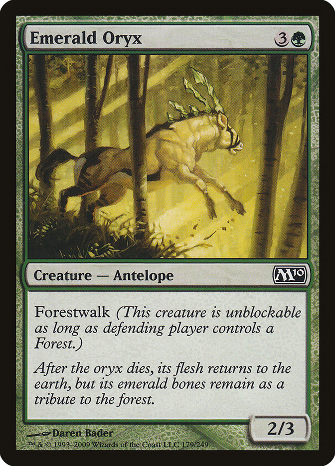 Emerald Oryx [Magic 2010] | Shuffle n Cut Hobbies & Games