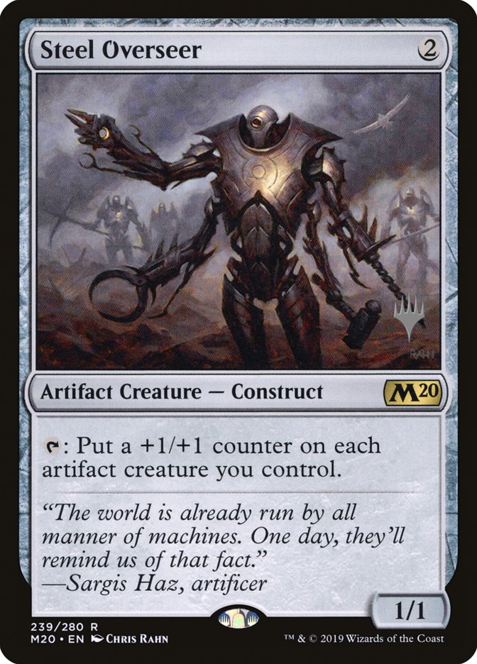 Steel Overseer (Promo Pack) [Core Set 2020 Promos] | Shuffle n Cut Hobbies & Games
