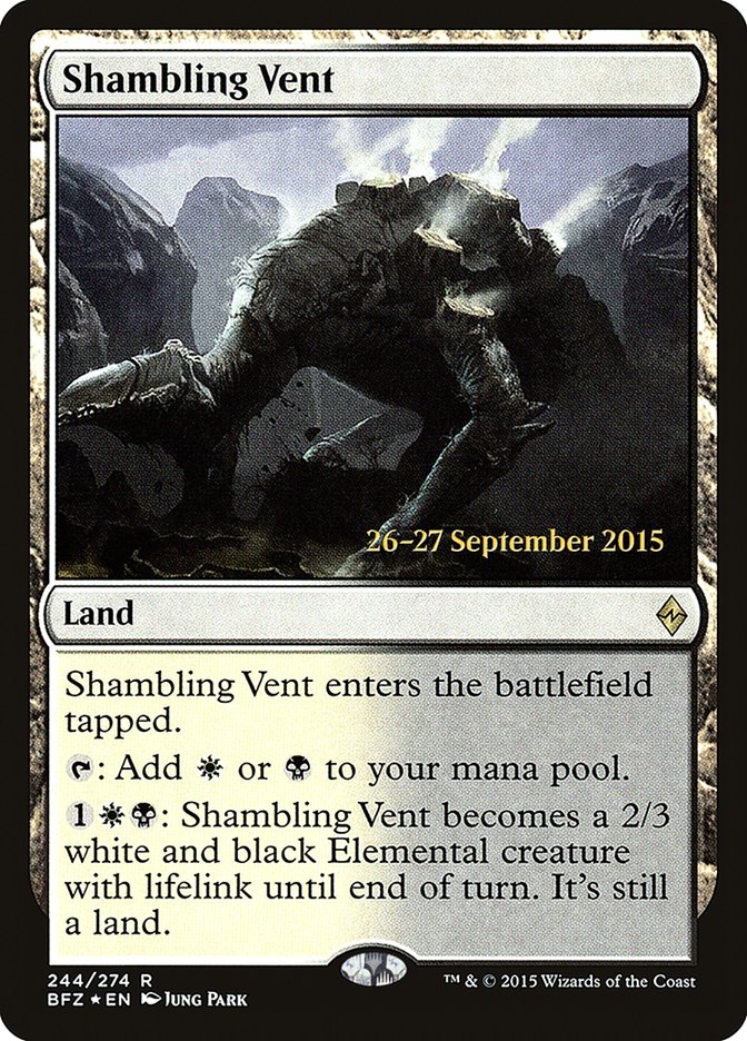 Shambling Vent [Battle for Zendikar Prerelease Promos] | Shuffle n Cut Hobbies & Games