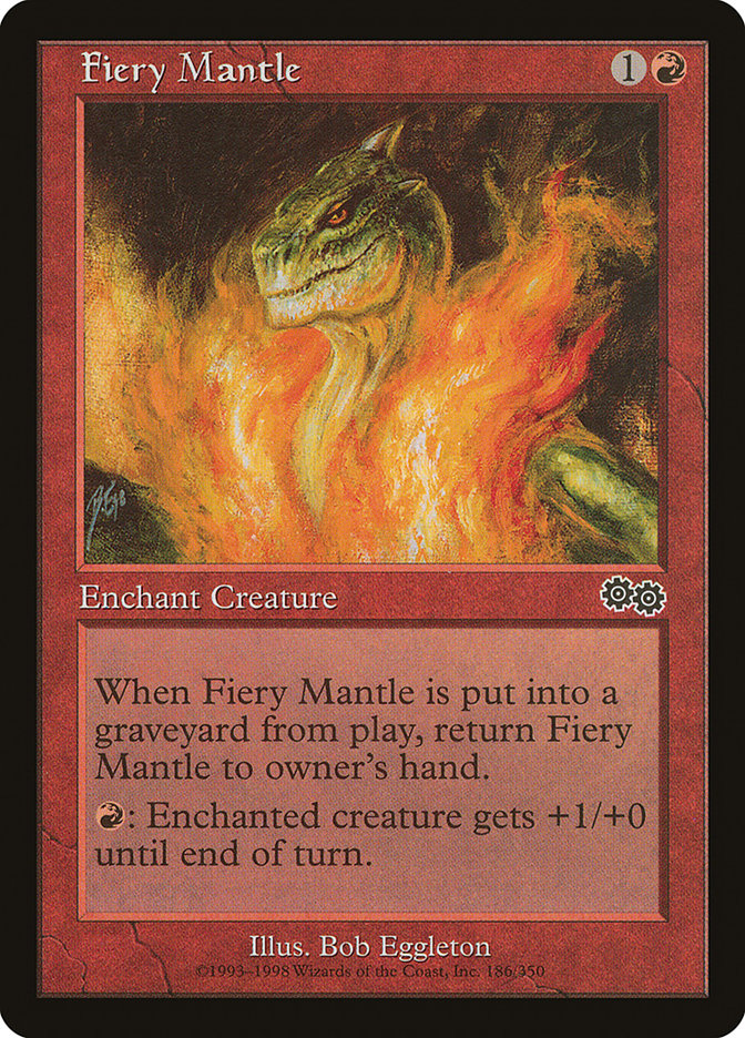 Fiery Mantle [Urza's Saga] | Shuffle n Cut Hobbies & Games