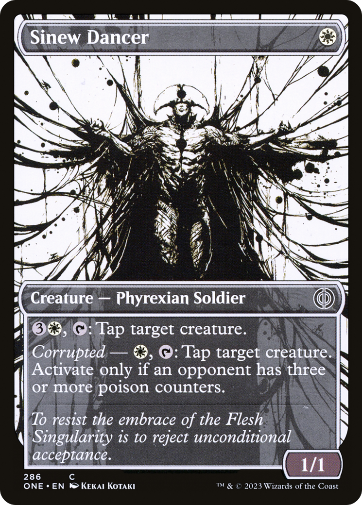 Sinew Dancer (Showcase Ichor) [Phyrexia: All Will Be One] | Shuffle n Cut Hobbies & Games