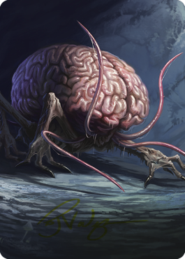 Intellect Devourer Art Card (Gold-Stamped Signature) [Commander Legends: Battle for Baldur's Gate Art Series] | Shuffle n Cut Hobbies & Games