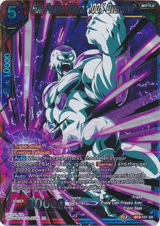 Full-Power Frieza, 100-Percent Overdrive [BT9-101] | Shuffle n Cut Hobbies & Games