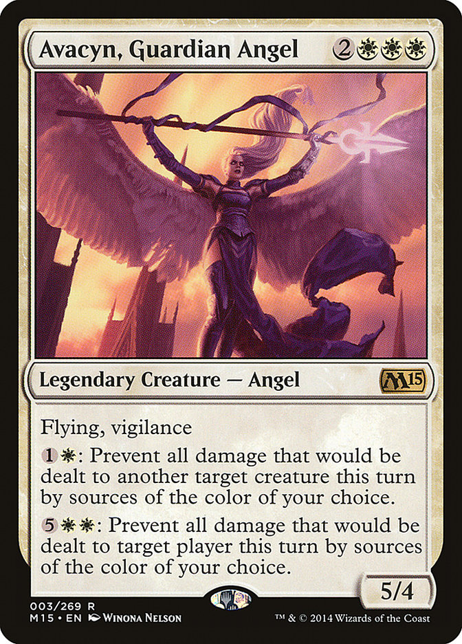 Avacyn, Guardian Angel [Magic 2015] | Shuffle n Cut Hobbies & Games