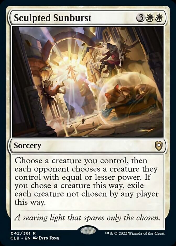 Sculpted Sunburst [Commander Legends: Battle for Baldur's Gate] | Shuffle n Cut Hobbies & Games