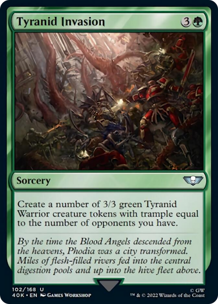 Tyranid Invasion (Surge Foil) [Warhammer 40,000] | Shuffle n Cut Hobbies & Games