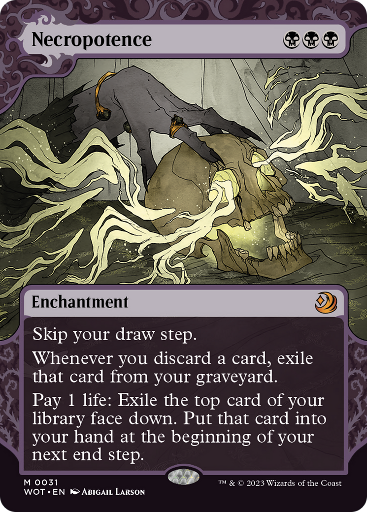 Necropotence [Wilds of Eldraine: Enchanting Tales] | Shuffle n Cut Hobbies & Games