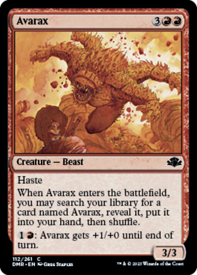 Avarax [Dominaria Remastered] | Shuffle n Cut Hobbies & Games