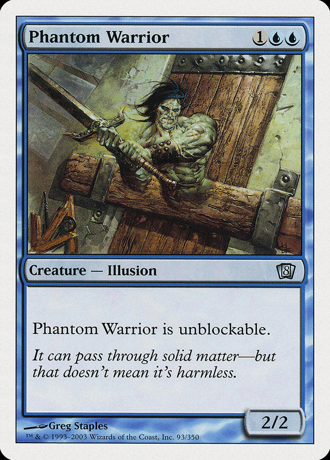 Phantom Warrior [Eighth Edition] | Shuffle n Cut Hobbies & Games