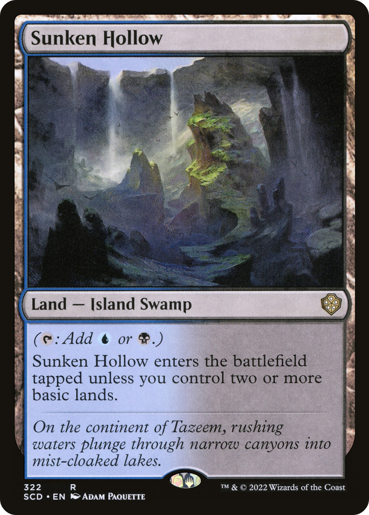 Sunken Hollow [Starter Commander Decks] | Shuffle n Cut Hobbies & Games