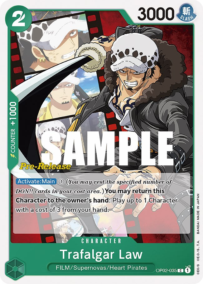 Trafalgar Law [Paramount War Pre-Release Cards] | Shuffle n Cut Hobbies & Games