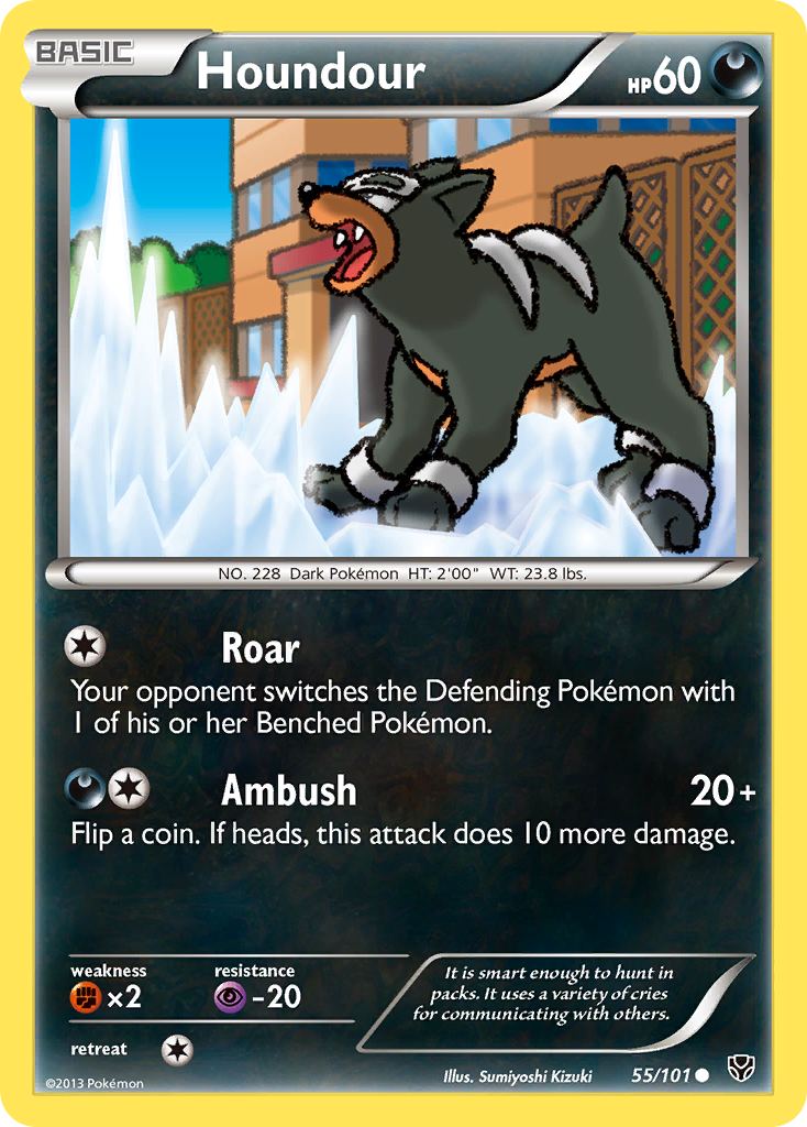 Houndour (55/101) [Black & White: Plasma Blast] | Shuffle n Cut Hobbies & Games