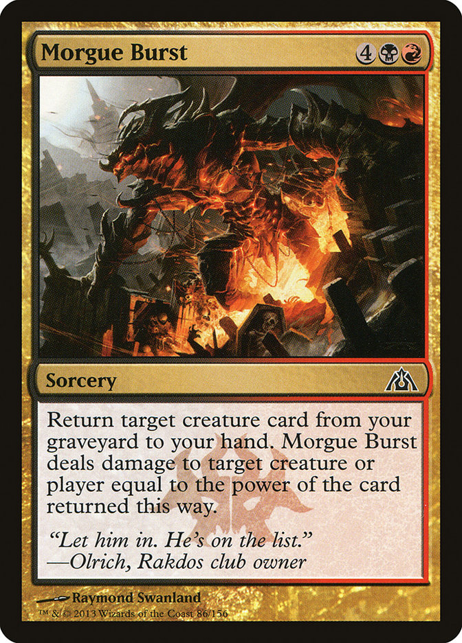 Morgue Burst [Dragon's Maze] | Shuffle n Cut Hobbies & Games
