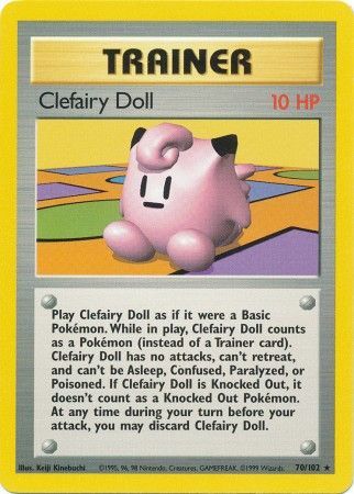Clefairy Doll (70/102) [Base Set Unlimited] | Shuffle n Cut Hobbies & Games