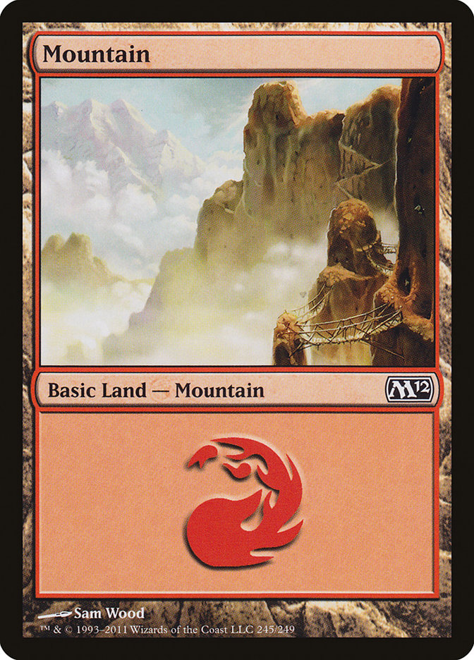 Mountain (245) [Magic 2012] | Shuffle n Cut Hobbies & Games
