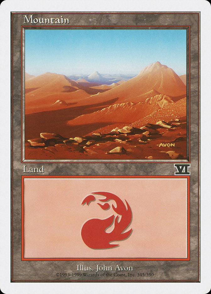 Mountain (345) [Classic Sixth Edition] | Shuffle n Cut Hobbies & Games