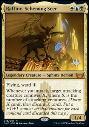 Raffine, Scheming Seer (Promo Pack) [Streets of New Capenna Promos] | Shuffle n Cut Hobbies & Games