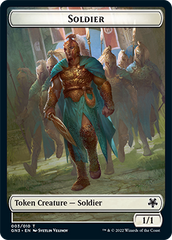 Soldier // Elf Warrior Double-Sided Token [Game Night: Free-for-All Tokens] | Shuffle n Cut Hobbies & Games