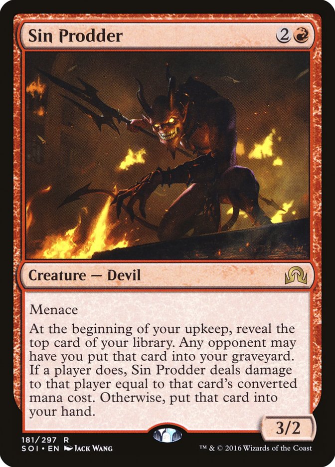 Sin Prodder [Shadows over Innistrad] | Shuffle n Cut Hobbies & Games