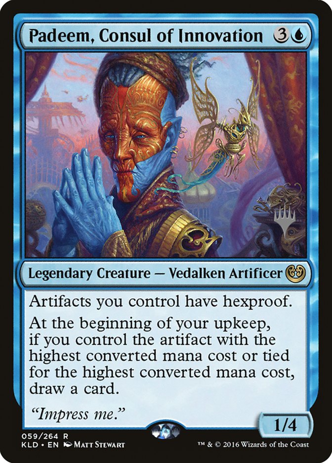 Padeem, Consul of Innovation (Promo Pack) [Kaladesh Promos] | Shuffle n Cut Hobbies & Games