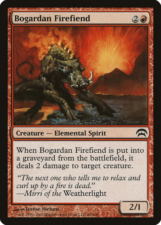 Bogardan Firefiend [Planechase] | Shuffle n Cut Hobbies & Games