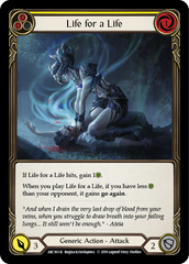 Life for a Life (Yellow) [ARC165-R] 1st Edition Rainbow Foil | Shuffle n Cut Hobbies & Games