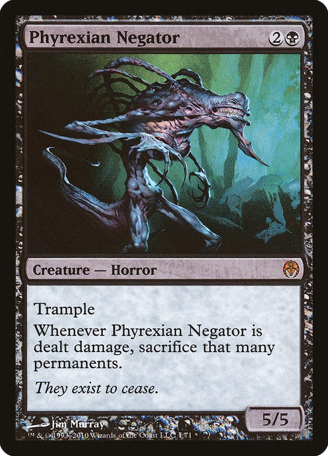 Phyrexian Negator [Duel Decks: Phyrexia vs. the Coalition] | Shuffle n Cut Hobbies & Games