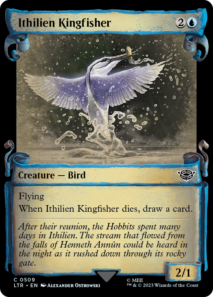 Ithilien Kingfisher [The Lord of the Rings: Tales of Middle-Earth Showcase Scrolls] | Shuffle n Cut Hobbies & Games