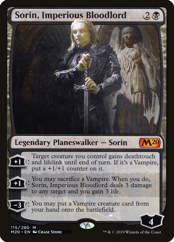 Sorin, Imperious Bloodlord (Promo Pack) [Core Set 2020 Promos] | Shuffle n Cut Hobbies & Games