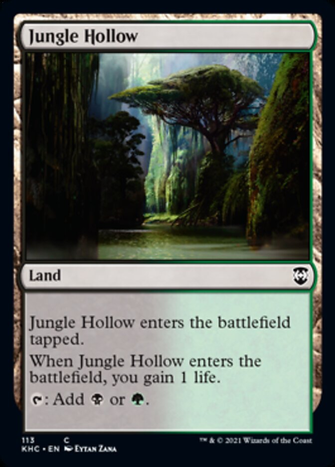 Jungle Hollow [Kaldheim Commander] | Shuffle n Cut Hobbies & Games