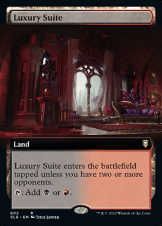 Luxury Suite (Extended Art) [Commander Legends: Battle for Baldur's Gate] | Shuffle n Cut Hobbies & Games