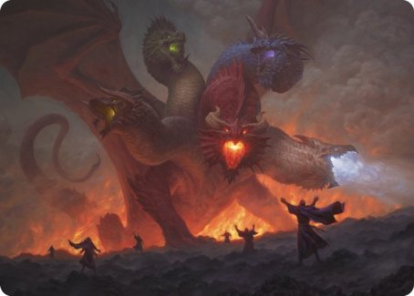 Tiamat Art Card [Dungeons & Dragons: Adventures in the Forgotten Realms Art Series] | Shuffle n Cut Hobbies & Games