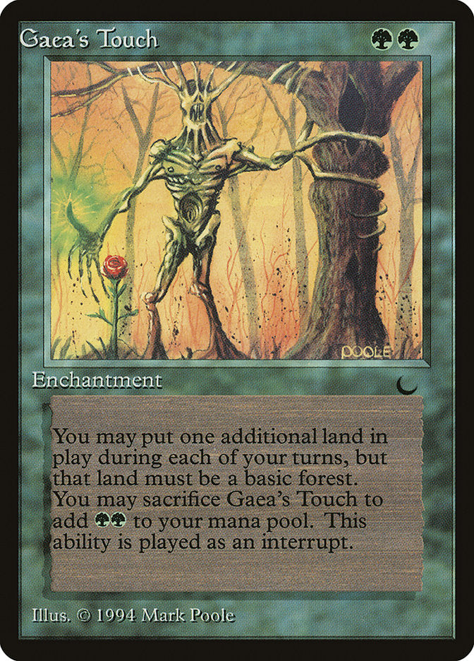 Gaea's Touch (Misprinted) [The Dark] | Shuffle n Cut Hobbies & Games