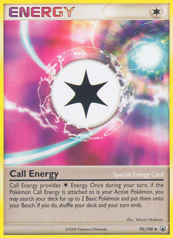 Call Energy (92/100) [Diamond & Pearl: Majestic Dawn] | Shuffle n Cut Hobbies & Games
