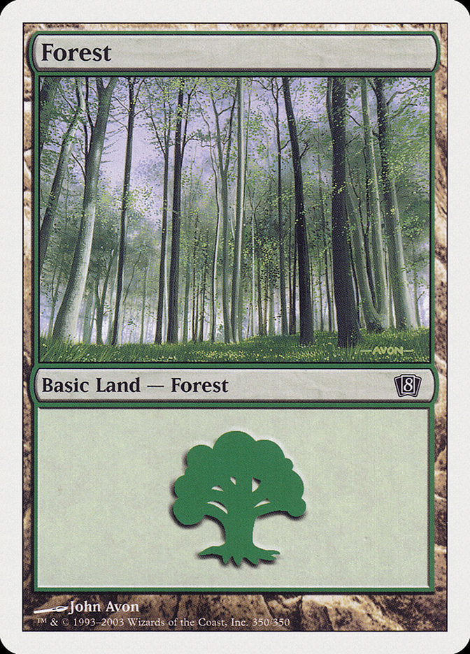 Forest (350) [Eighth Edition] | Shuffle n Cut Hobbies & Games